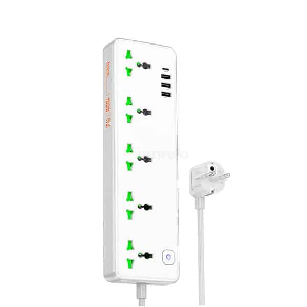 Hoco Power strip “AC13A Talento” 5 sockets EU Hoco Power strip “AC13A Talento” 5 sockets EU